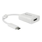 DeLOCK - Externí video adaptér - VL100 / MCDP2900 - USB-C - HDMI - bílá 63937