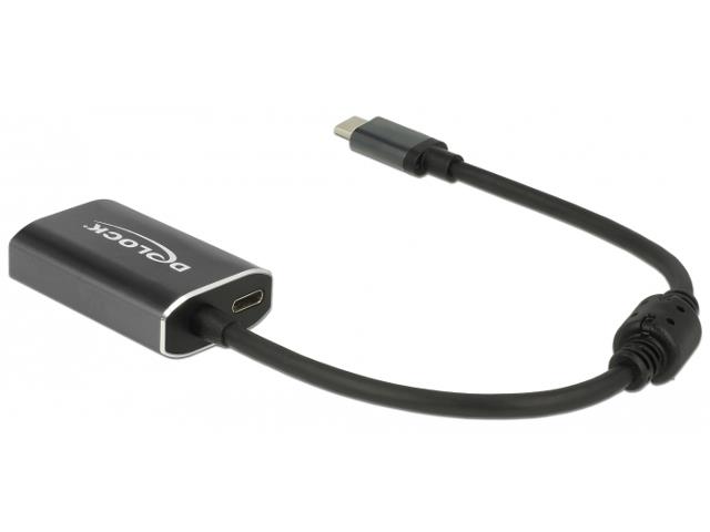 DeLOCK - Externí video adaptér - VL100 - USB-C - HDMI - tmavě šedá - maloobchod 62988