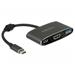 DeLOCK - Externí video adaptér - VL101 - USB-C 3.1 - HDMI - šedá - maloobchod 62991