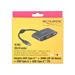 DeLOCK - Externí video adaptér - VL101 - USB-C 3.1 - HDMI - šedá - maloobchod 62991