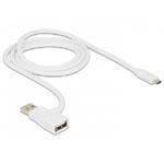 Delock Fast Charging Cable USB 2.0 A male > female + Micro USB 2.0 male 1 m 83774