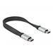 Delock FPC plochý stuhový kabel, USB Type-C™ na HDMI (DP Alt Mode) 4K 60 Hz, 13,5 cm 86729