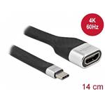 Delock FPC plochý stuhový kabel, USB Type-C™ na HDMI (DP Alt Mode) 4K 60 Hz, 14 cm 86933