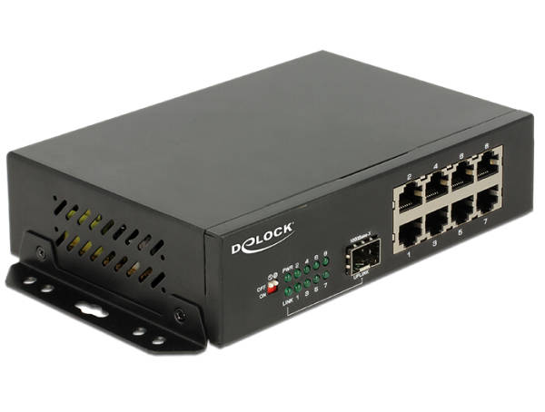 Delock Gigabit Ethernet Switch 8 Port + 1 SFP 87708