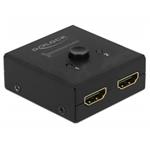 Delock HDMI 2 - 1 obousměrný Switch 4K 60 Hz kompaktní 64072