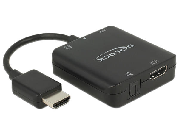 Delock HDMI Audio Extraktor 4K kompaktní 62784