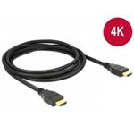 DeLOCK - HDMI s kabelem Ethernet - HDMI (M) do HDMI (M) - 2 m - trojnásobně stíněná kroucená dvouli 84714