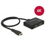 Delock HDMI Splitter 1 x HDMI in > 2 x HDMI out 4K 87700