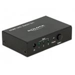 DeLock HDMI UHD Switch 3 x HDMI in > 1 x HDMI out 4K - Spínač video/audio - 3 x HDMI - desktop 18683