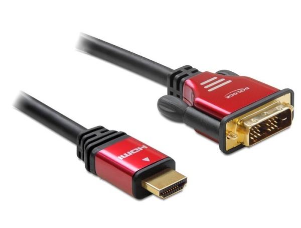 Delock High Speed HDMI Cable - HDMI A male > DVI male 3 m 84343