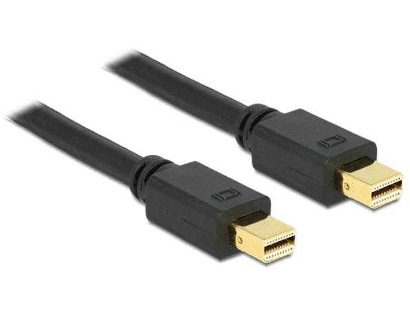 DeLOCK - Kabel DisplayPort - Mini DisplayPort (M) do Mini DisplayPort (M) - 1.5 m - černá 83474