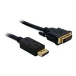 DeLOCK - Kabel DVI - DisplayPort (M) do DVI-D (M) - 3 m - křídlové šrouby 82592