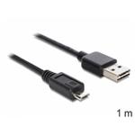 Delock kabel EASY-USB 2.0-A samec > USB 2.0 micro-B samec 1 m 83366