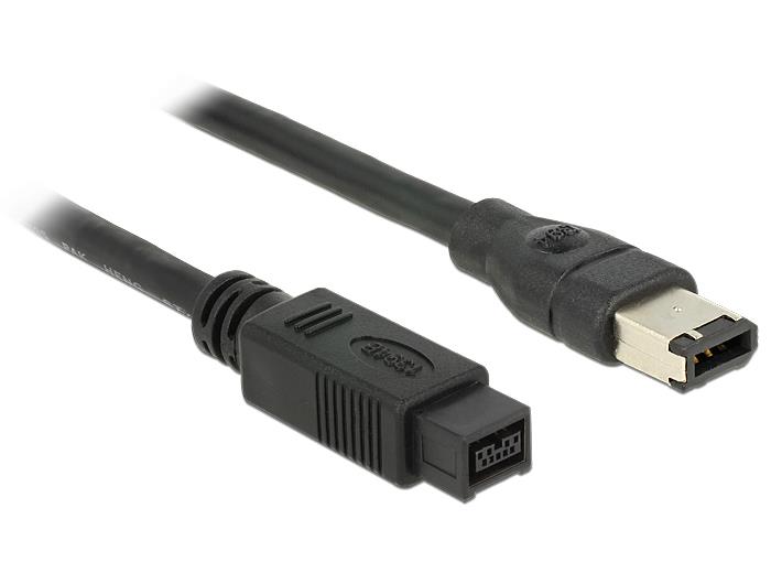 DeLOCK - Kabel IEE1394 - FireWire 800 (M) do FireWire 6 pinů (M) - 3 m 82597