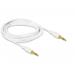 Delock Kabel Stereo Jack 3,5 mm 3 pin samec > samec 2 m bílá