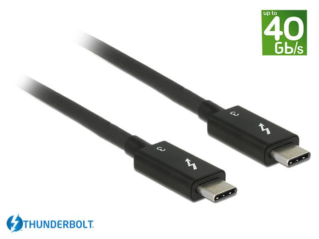 DeLOCK - Kabel Thunderbolt - USB-C (M) do USB-C (M) - USB 3.1 Gen 2 / Thunderbolt 3 / DisplayPort 1 84844