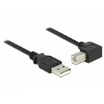 Delock kabel USB 2.0 A samec > USB 2.0 B samec, pravoúhlý, 2 m 83528