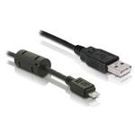 Delock kabel USB 2.0 A-samec > USB mini-B 5-pin samec, 1,5 metru 82252