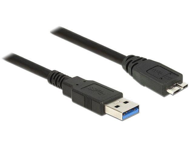 DeLOCK - Kabel USB - USB typ A (M) do Micro-USB Type B (M) - USB 3.0 - 1 m - černá 85072