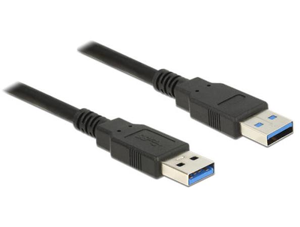 DeLOCK - Kabel USB - USB typ A (M) do USB typ A (M) - USB 3.0 - 1.5 m - černá 85061