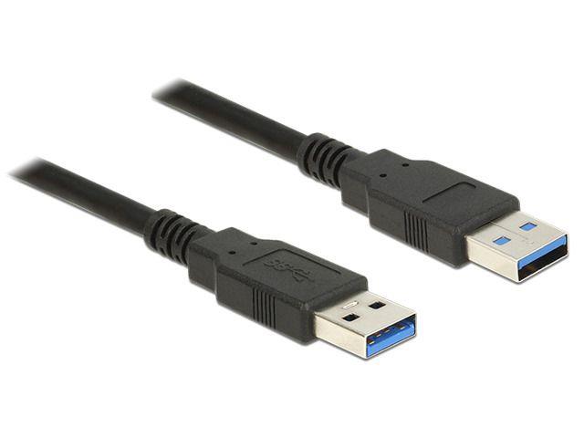 DeLOCK - Kabel USB - USB typ A (M) do USB typ A (M) - USB 3.0 - 3 m - černá 85063