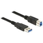 DeLOCK - Kabel USB - USB typ A (M) do USB Type B (M) - USB 3.0 - 1.5 m - černá 85067