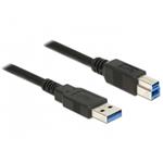 DeLOCK - Kabel USB - USB typ A (M) do USB Type B (M) - USB 3.0 - 1 m - černá 85066