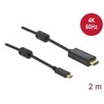 Delock Kabel z Active USB Type-C™ na HDMI, (DP Alt Mode) 4K 60 Hz 2 m 85970