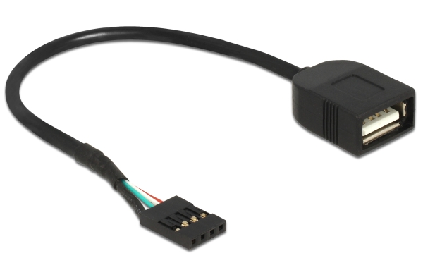 DeLOCK - Kabel z USB iinterní na externí - USB (F) do 4kolíkový header USB 2.0 (F) - 20 cm