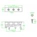 Delock Klip pro DIN lištu pro PCB 4 kusy 65961