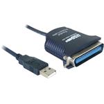 DeLock Konvertor USB->Centronics (IEEE-1284), kabel 0,8 m 82001