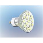 DeLock LED GU10 15x SMD, biela studená , 3,5W/225lumen 46187