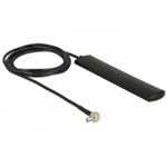 Delock LTE Antenna TS-9 plug 3 dBi omnidirectional fixed black adhesive mounting 12479