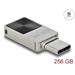 Delock Mini Flash disk USB 5 Gbps, USB-C™, 256 GB - kovový kryt 54009