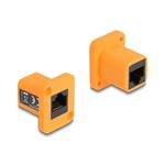 Delock Modul Typu D, ze zásuvky RJ45 na zásuvku, oranžový 87998