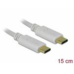 Delock Nabíjecí kabel USB Type-C™, 15 cm PD 100 W, s E-Marker 85357