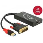 DeLOCK - Nástroj pro převod videa - DVI - DisplayPort - černá - maloobchod 62596