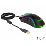 Delock Optická sedmitlacítková herní myš USB - pro praváky 12670