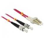 Delock optický kabel LC / ST Multimode OM4 1 m 84685