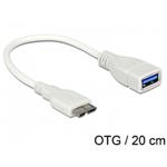 Delock OTG kabel Micro USB 3.0> USB 3.0-A samice 83469