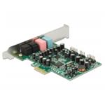 Delock PCI Express karta 7.1 zvuková karta 24 Bit / 192 kHz s TOSLINK vstup / výstup 89640