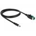 Delock PoweredUSB Kabel Stecker 12 V > DC 5,5 x 2,1 mm Stecker 1 m for POS Drucker and Terminals 85497