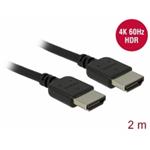 Delock Premium HDMI kabel 4K 60 Hz 2 m 85217