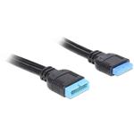 Delock prodlužovací kabel USB 3.0 pin konektor samec / samice 82943