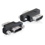 DeLOCK - Redukce HDMI - HDMI (F) do HDMI (F) - otočný konektor 180° 65313