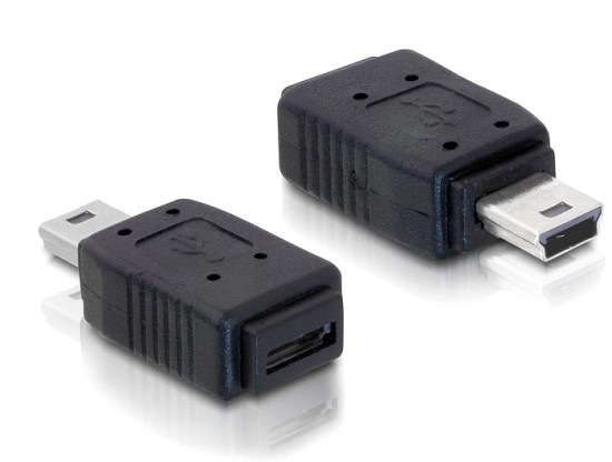 Delock redukce USB mini samec na USB micro B samice 65155