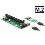 Delock Riser Card M.2 Key B+M > PCI Express x16 s 30 cm USB kabelem 41428