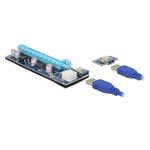 Delock Riser Card PCI Express x1 > x16 s 60 cm USB kabelem 41426