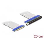 Delock Riser karta PCI Express, ze zástrčky x8 na slot x16, s kabelem, délka 20 cm 88046