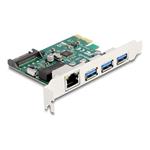 Delock - Síťový adaptér - PCIe 2.0 - Gigabit Ethernet x 1 90105